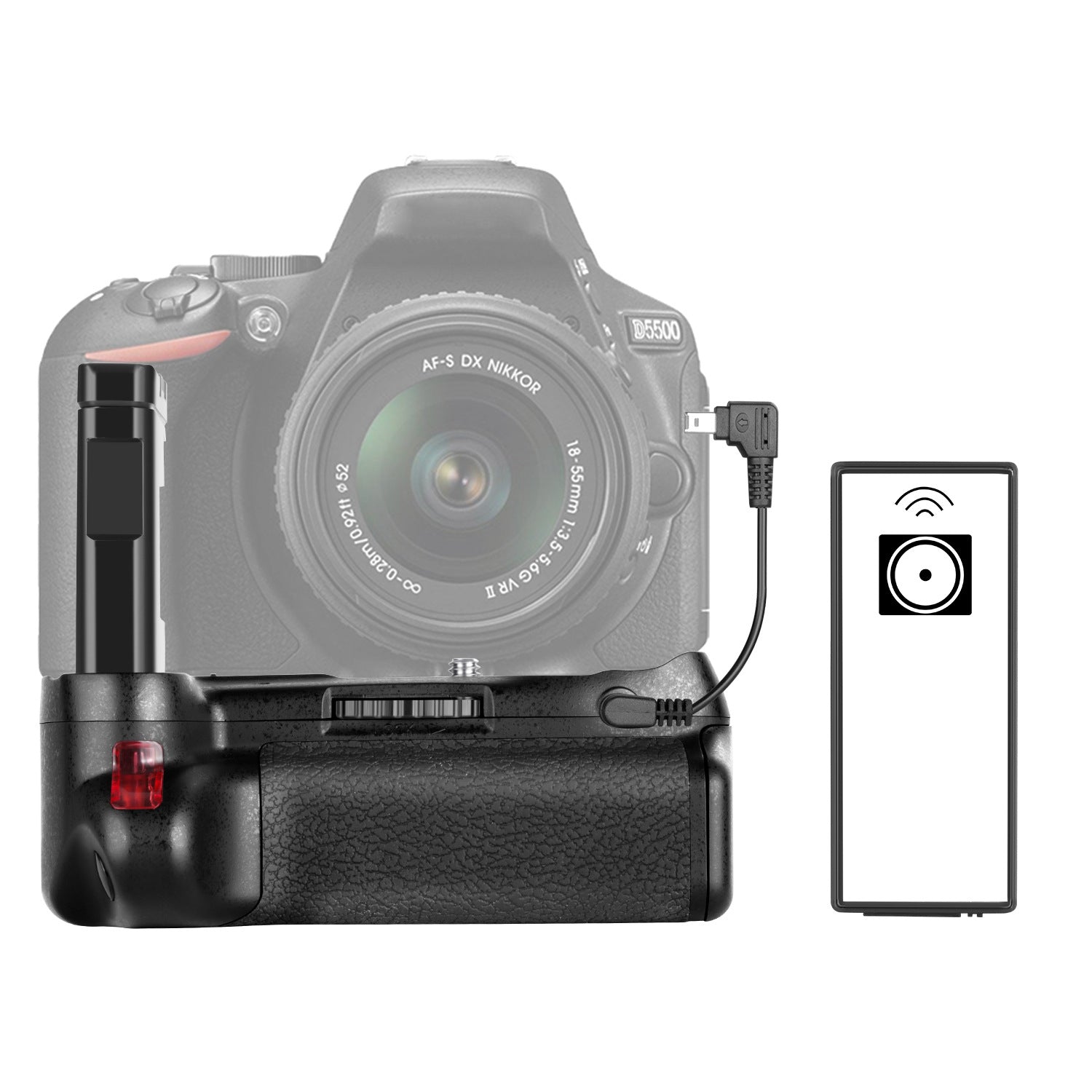 NEEWER Vertical Shooting Camera Battery Grip Replacement for Nikon D5500 D5600 NEEWER Vertical Shooting Camera Battery Grip Replacement for Nikon D5500 D5600